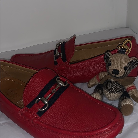 gucci damo driving shoes